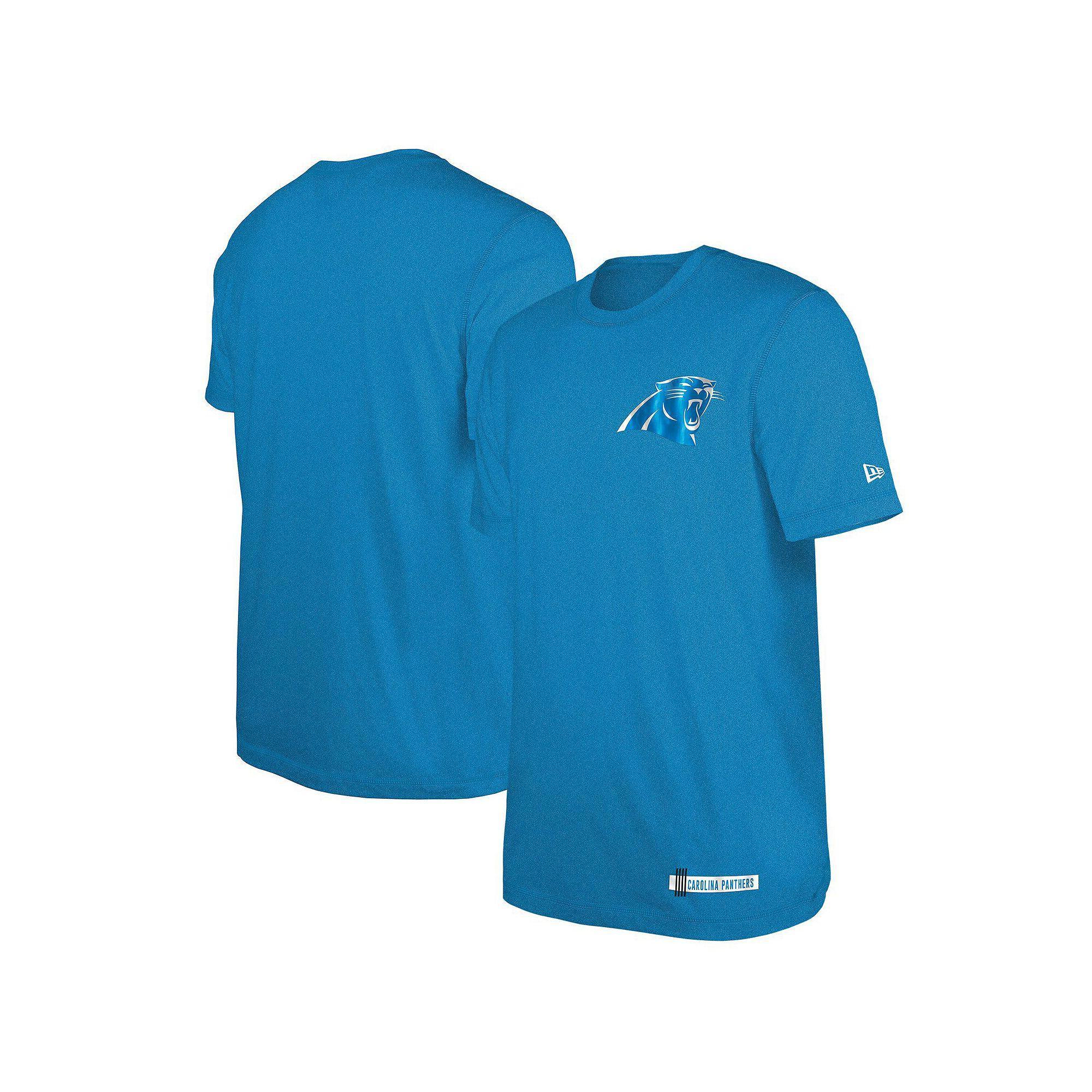 Men's New Era Heather Blue Carolina Panthers 2024 NFL Training Camp T-Shirt,  Product Image