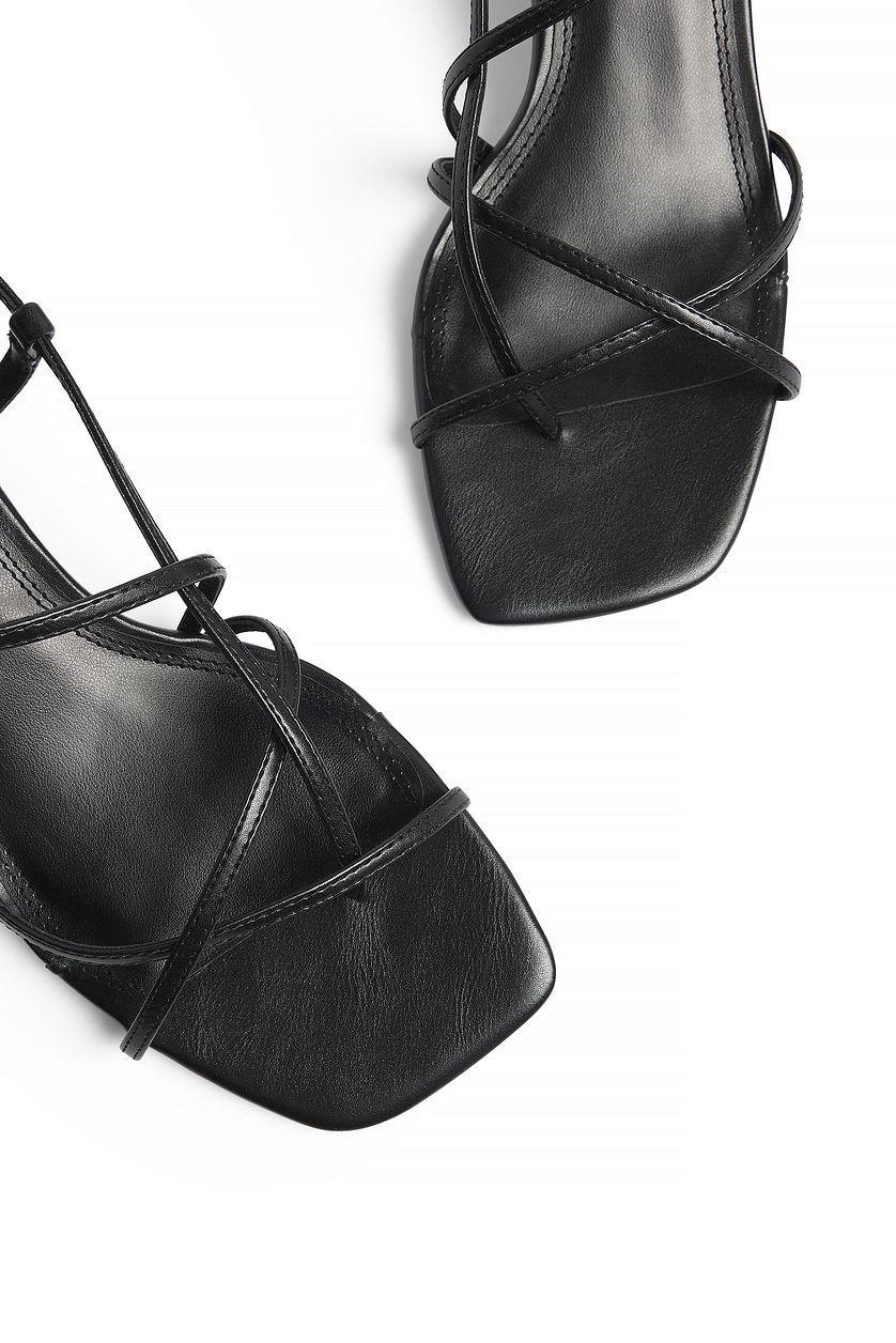 Strappy Block Heels Product Image