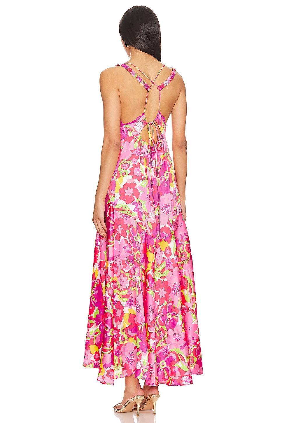 All A Bloom Maxi Dress In Neon Pop Combo Free People Product Image