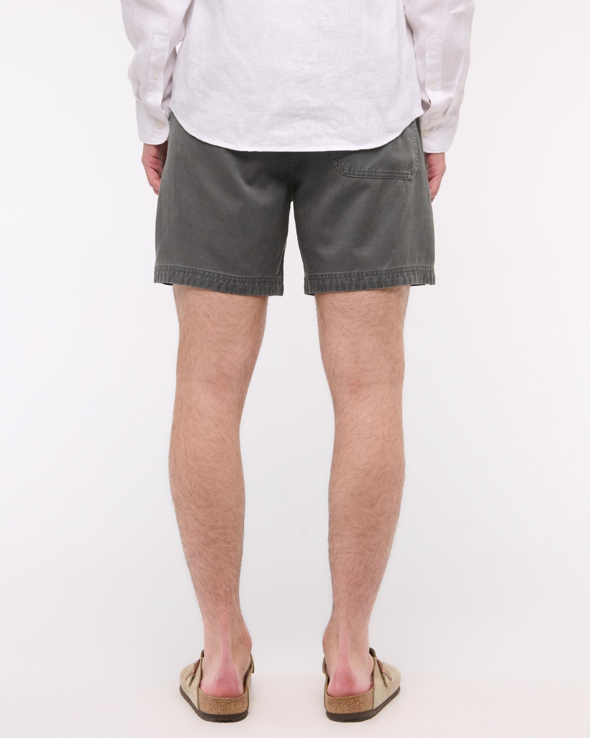 Cotton-Blend Pull-On Short Product Image
