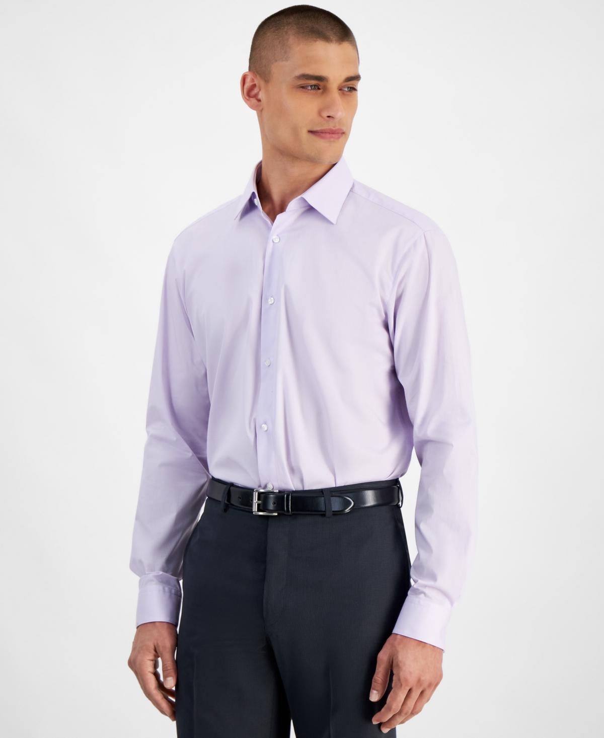 HUGO BOSS Hugo By  Men's Modern-fit Dress Shirt In Grey Product Image