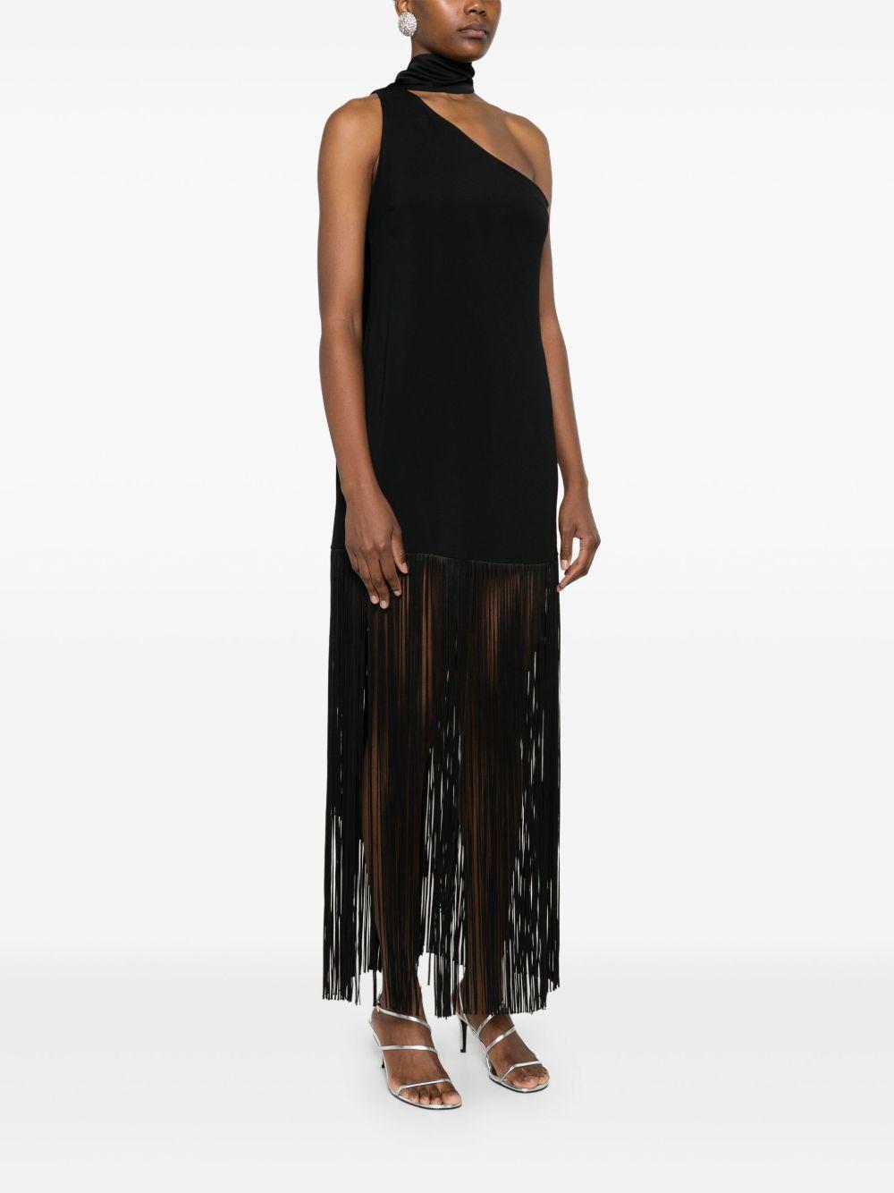 asymmetric fringed dress Product Image
