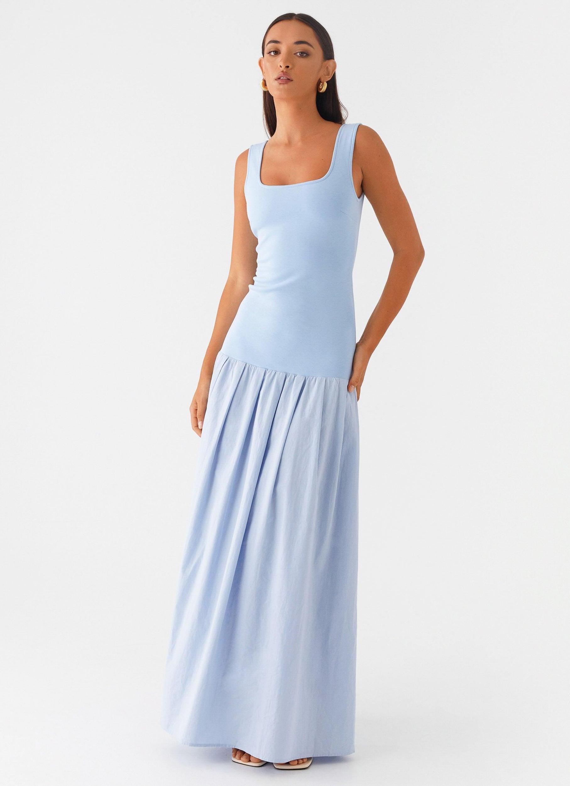 Jaxon Maxi Dress - Blue Product Image