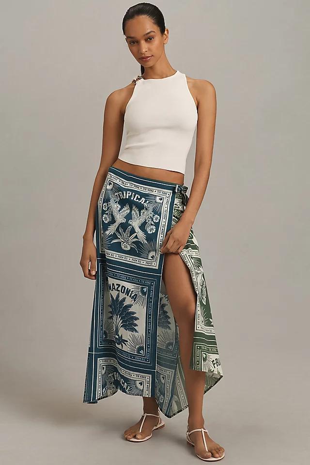 Farm Rio Wrap Midi Skirt Product Image