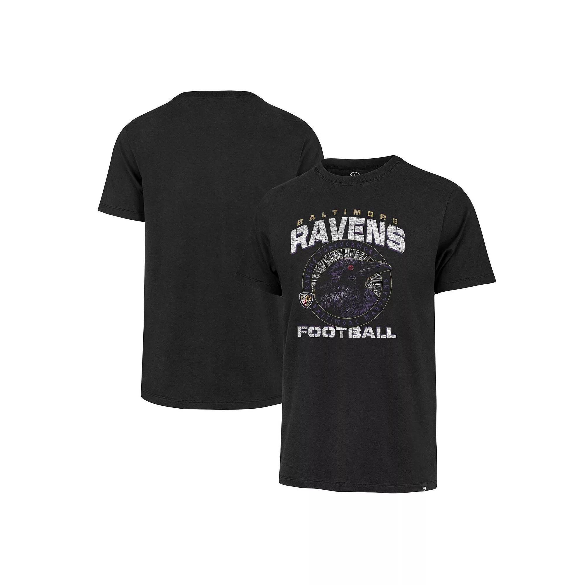 Men's '47 Black Baltimore Ravens Regional Franklin T-Shirt,  Product Image