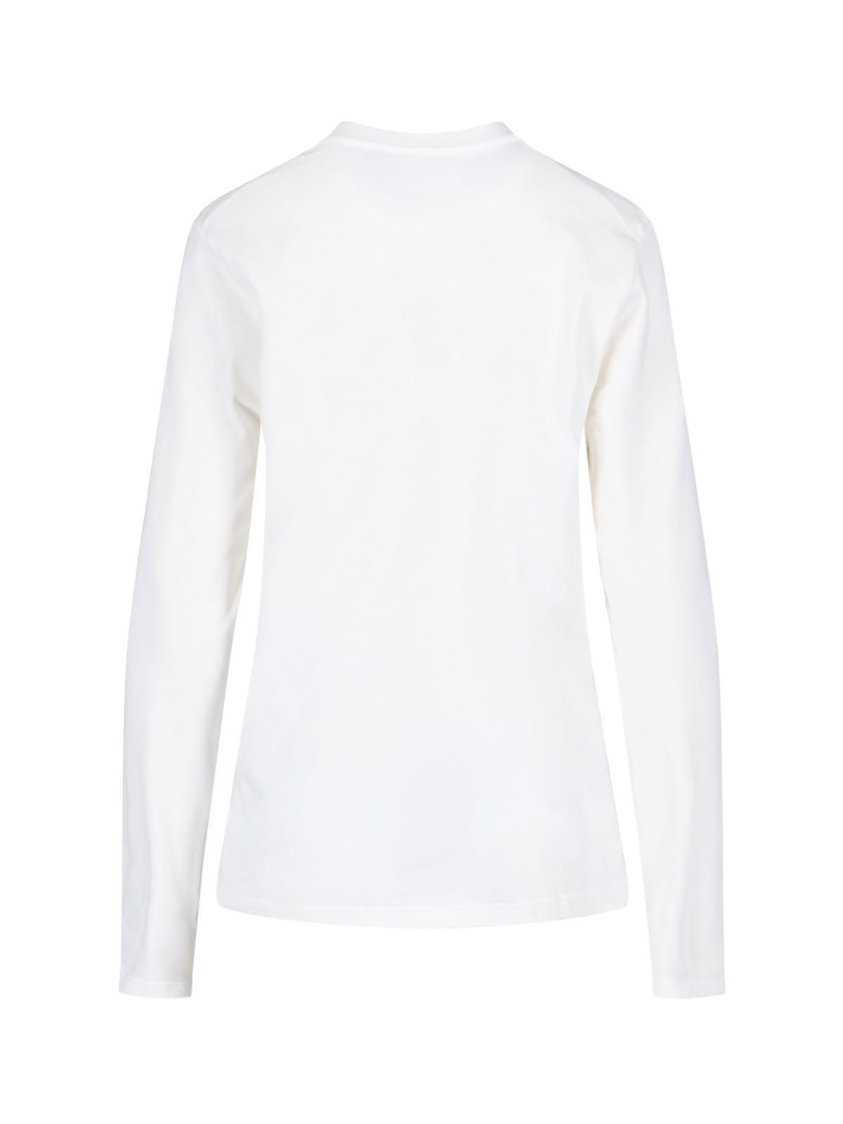 JIL SANDER Logo Sweater In White Product Image