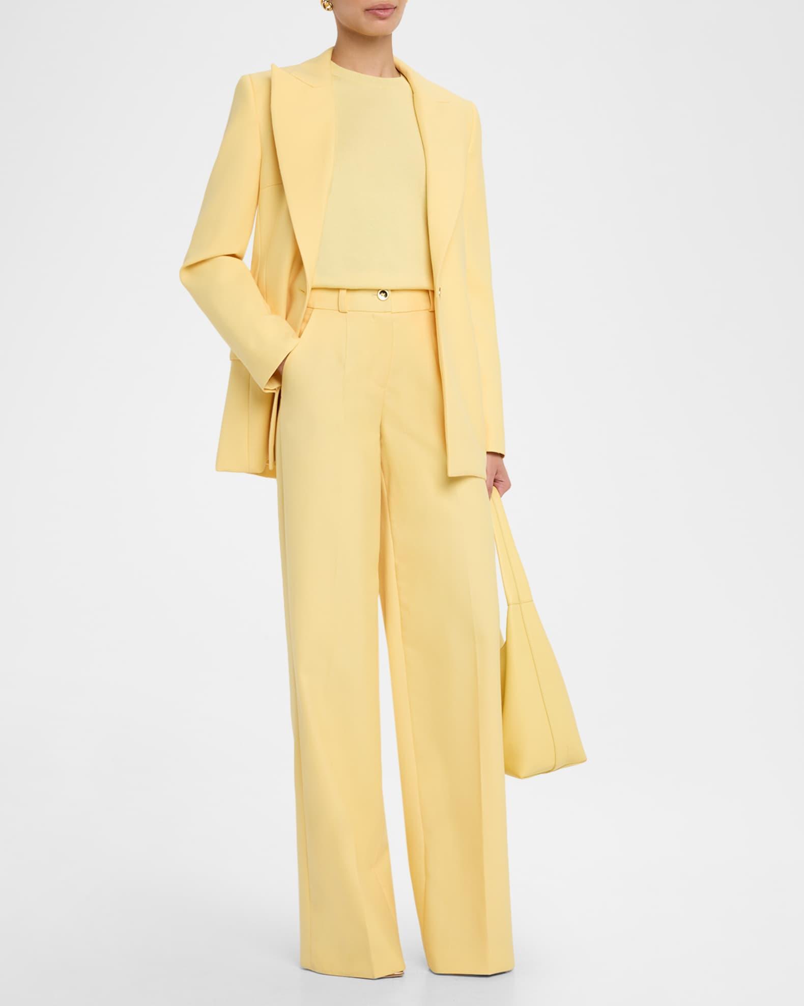 Short-Sleeve Cashmere Crewneck Sweater Product Image