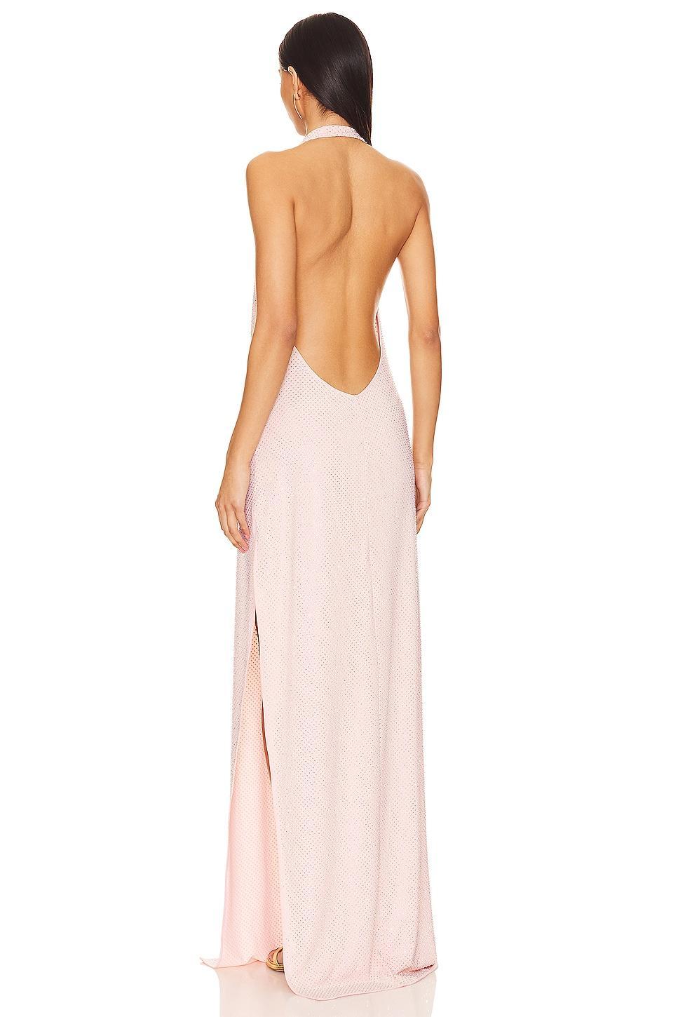 Lovers and Friends Lana Embellished Gown in Pink Product Image