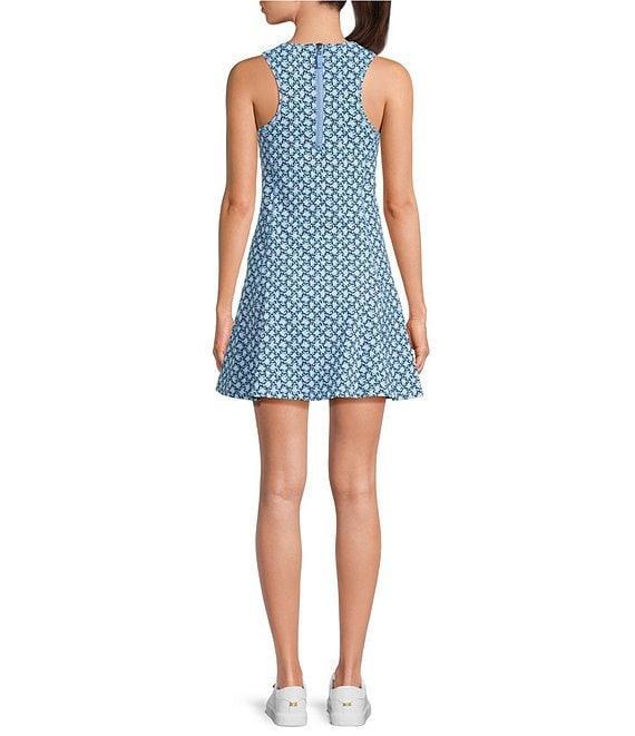 Addison Bay Panama Floral Round Neck Sleeveless Mini Dress Product Image