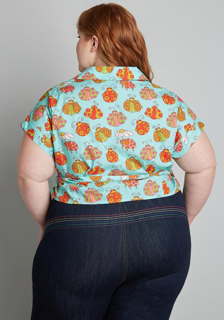 ModCloth x Marisol Muro Fabulous Fantasies Wrap Top Product Image