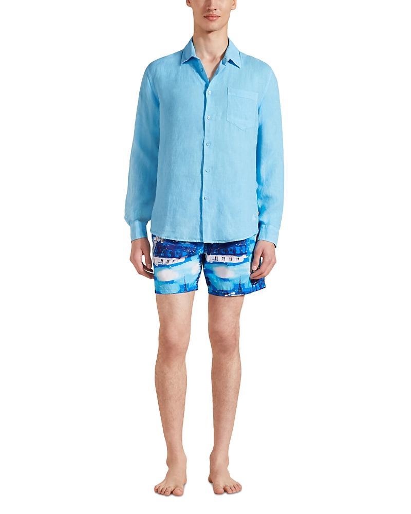 Vilebrequin Men's Solid Linen Shirt Product Image