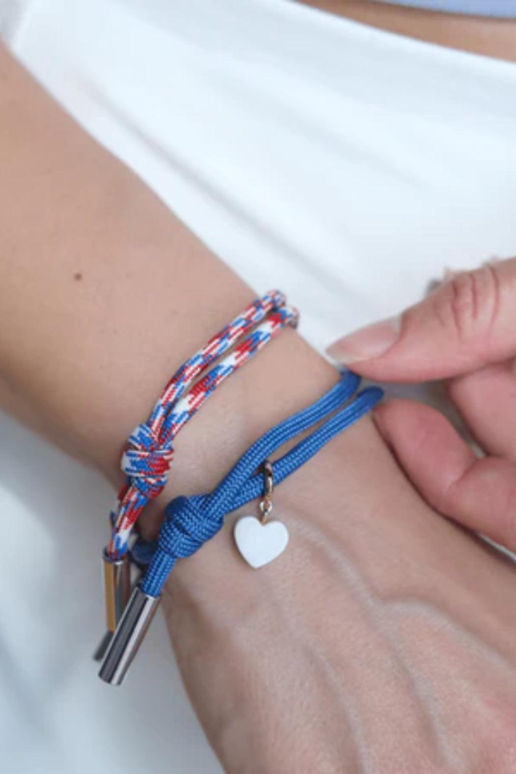 Blue Cord Bracelet Product Image