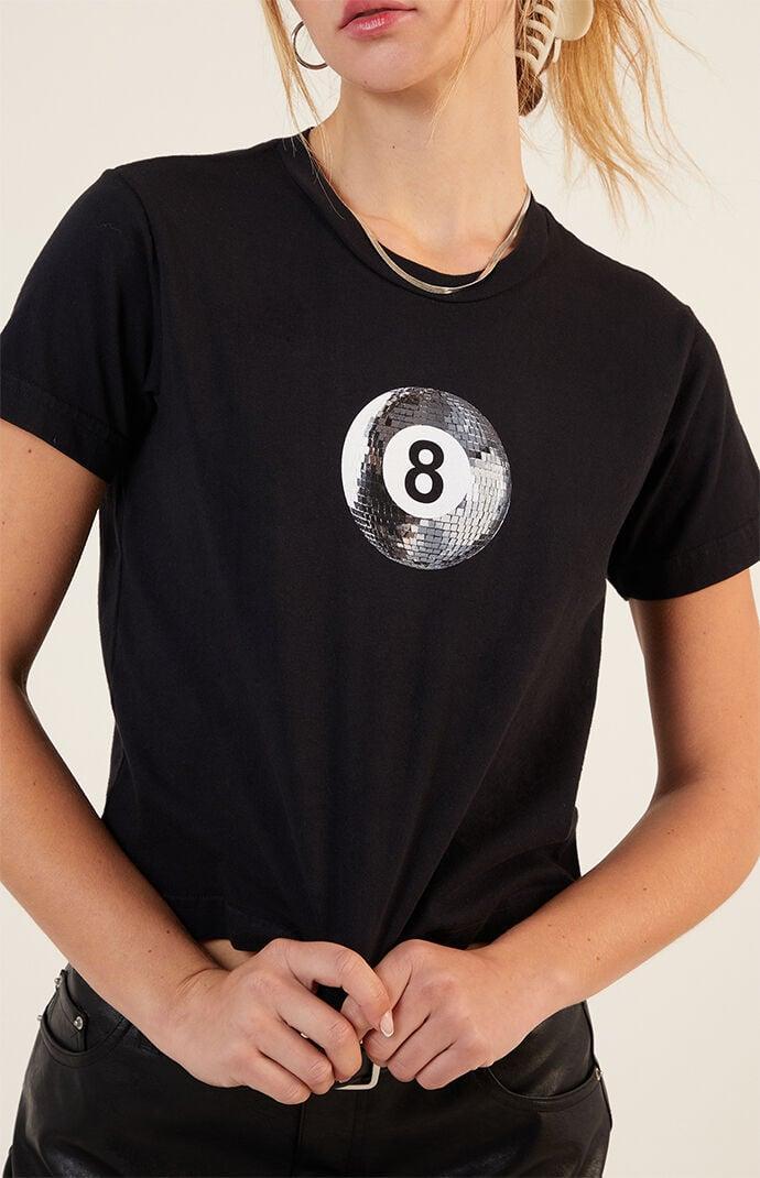 Women's Disco Pool Ball Skimmer T-Shirt Product Image