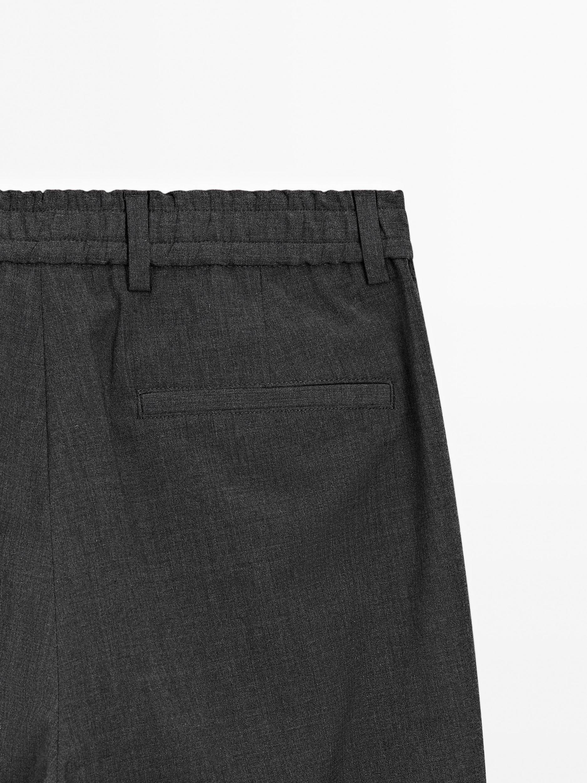 Total look wool blend trousers Product Image