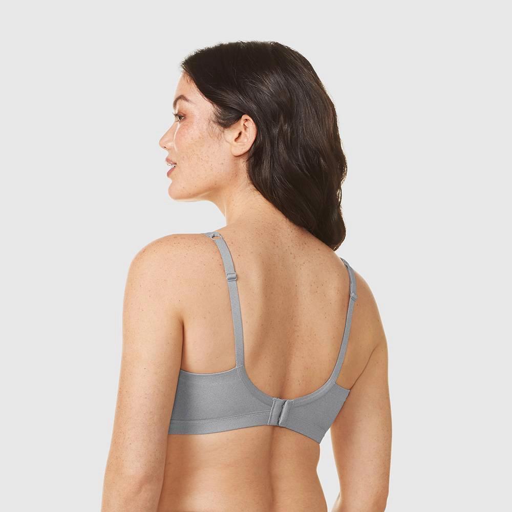 Simply Perfect by Warners Womens Underarm Smoothing Seamless Wireless Bra - Heather Product Image