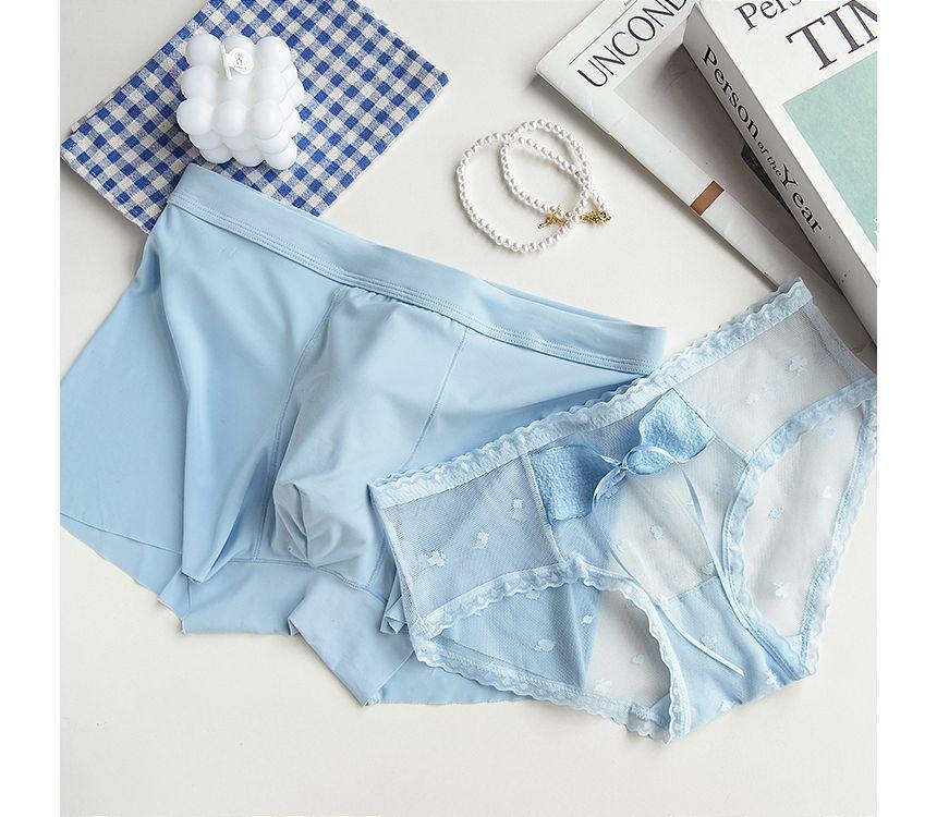 Couple Matching Set: Boxers + Panties Product Image