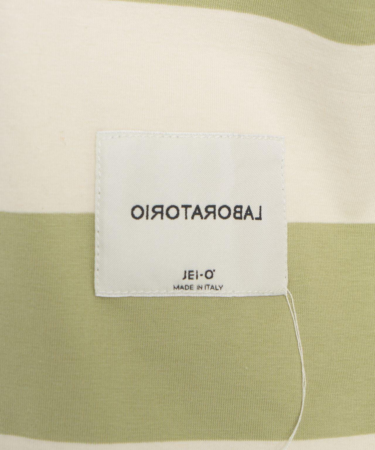 Striped cropped T-shirt Product Image