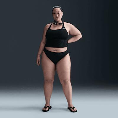 Nike Swim Essential Women's High-Waisted Bottoms (Extended Sizing) Product Image