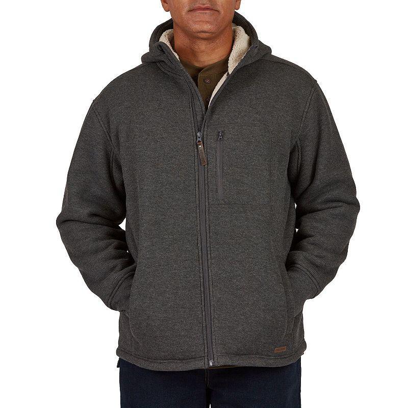 Men's Smith's Workwear Sherpa-Lined Hooded Thermal Shirt Jacket,  Product Image