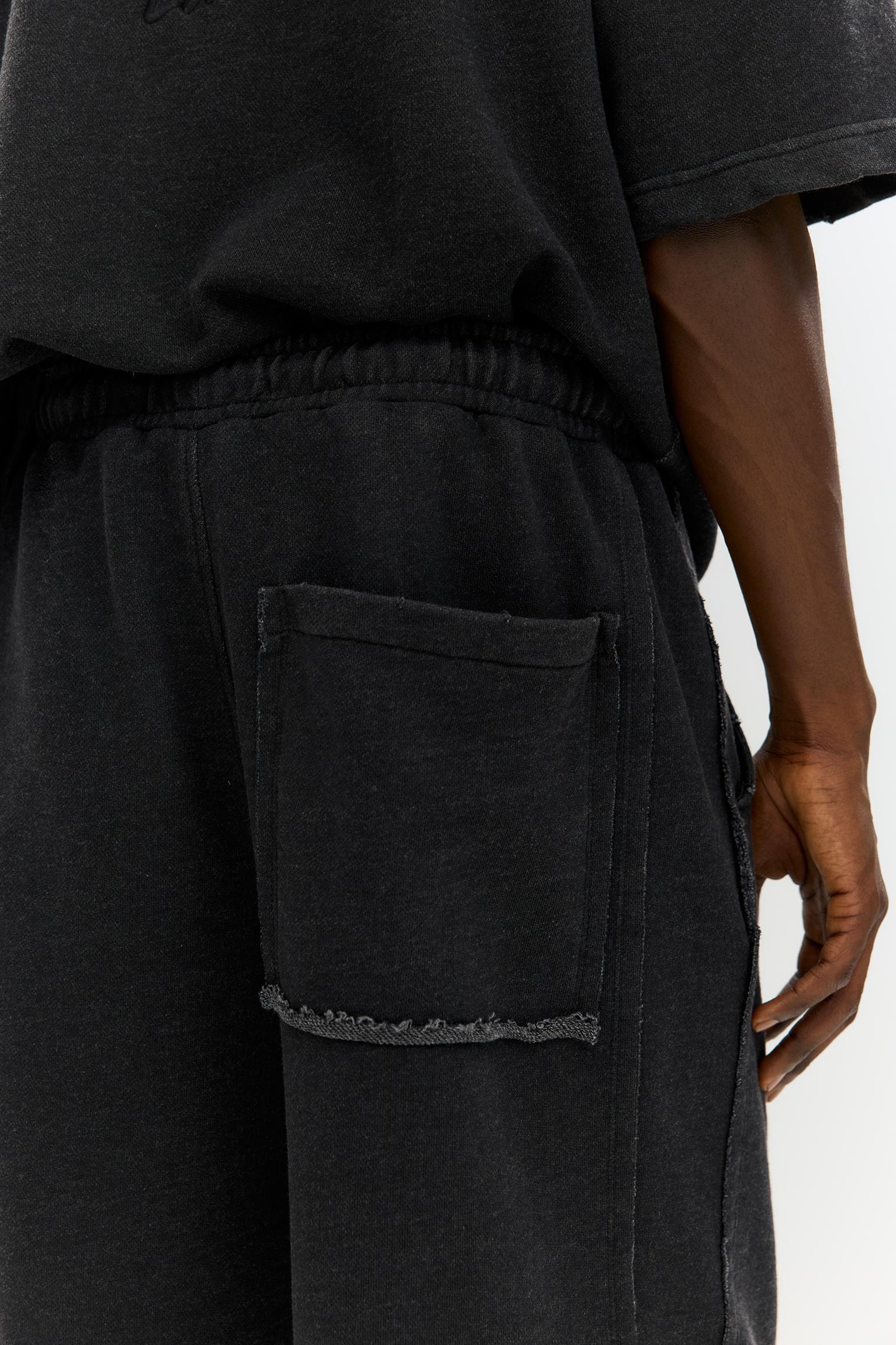 STWD washed Bermuda short sweatpants Product Image