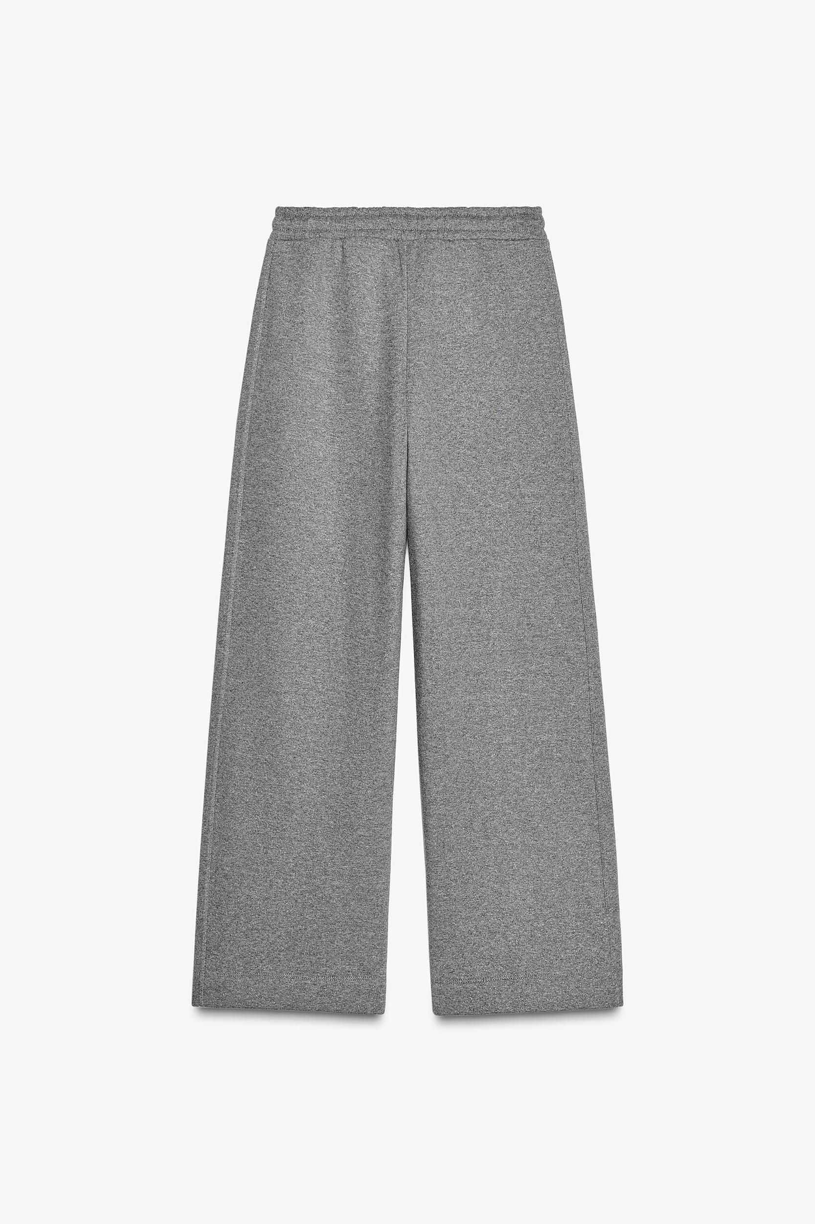 GLITTER TEXT PANTS Product Image