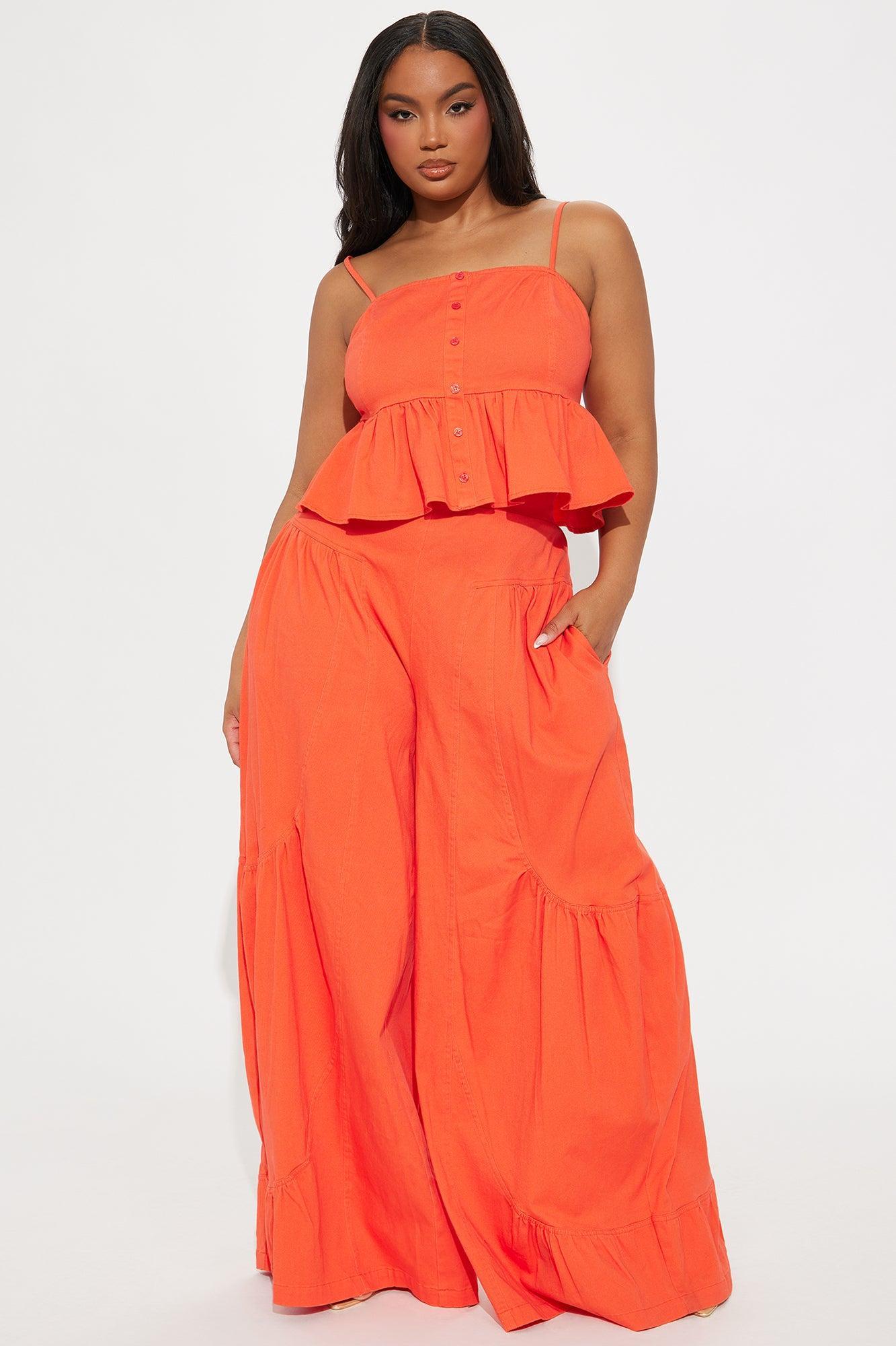 Mimosa Moment Pant Set - Orange Product Image