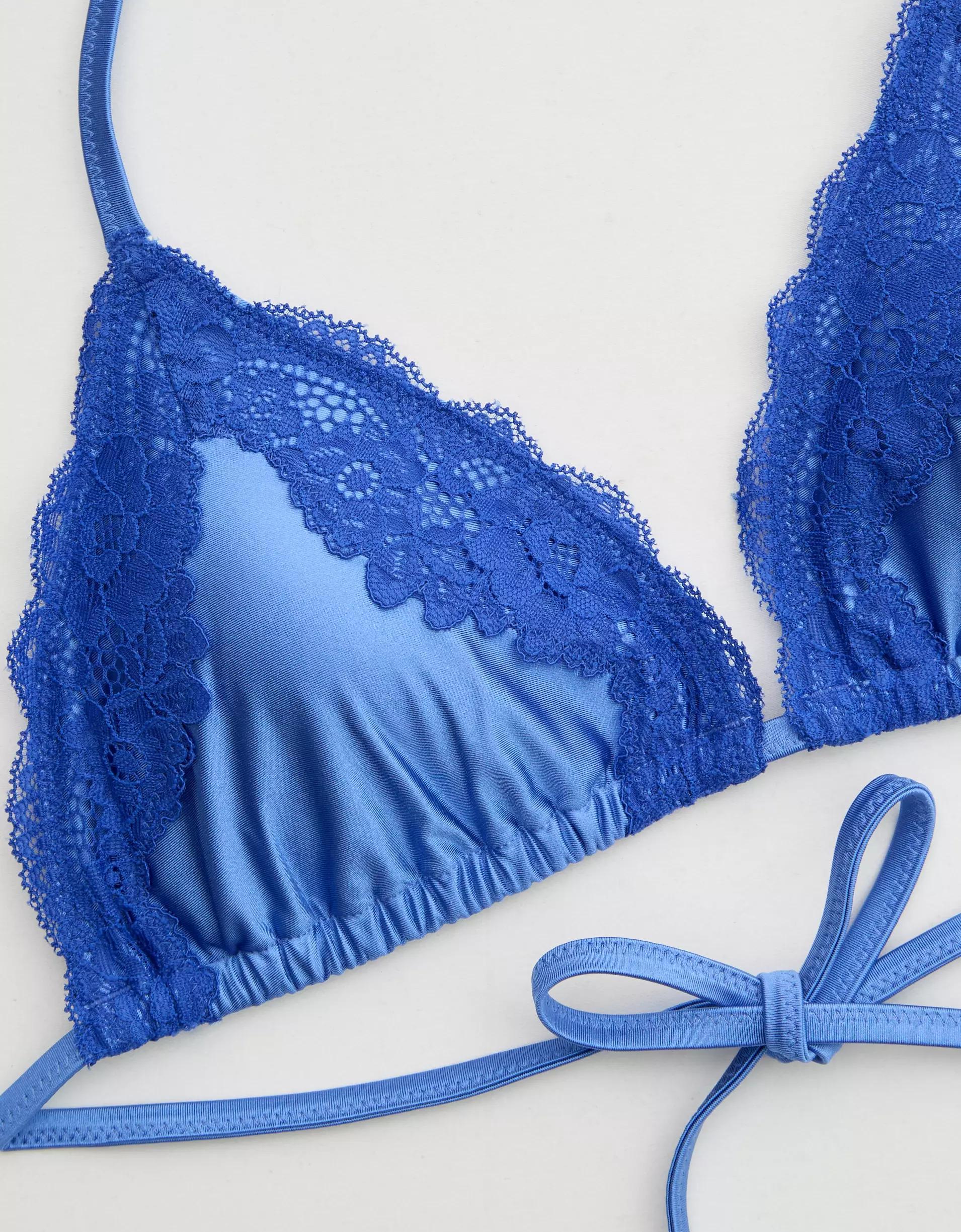 Aerie The Sun-Lover Shine Lace Bikini Top Product Image