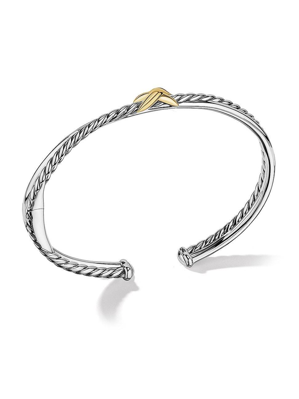 Petite X Center Station Bracelet with 18K Yellow Gold Product Image