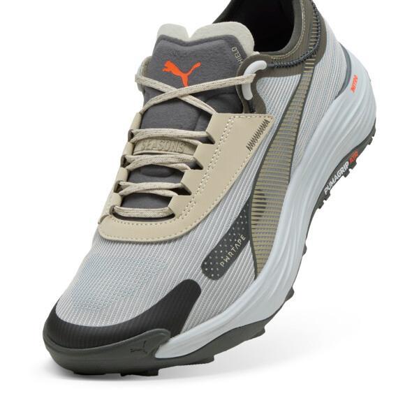 PUMA SEASONS Voyage NITROâ¢ 3 Men's Trail Running Shoes in Cool Light Grey/Desert Dust/Shadow Grey Product Image