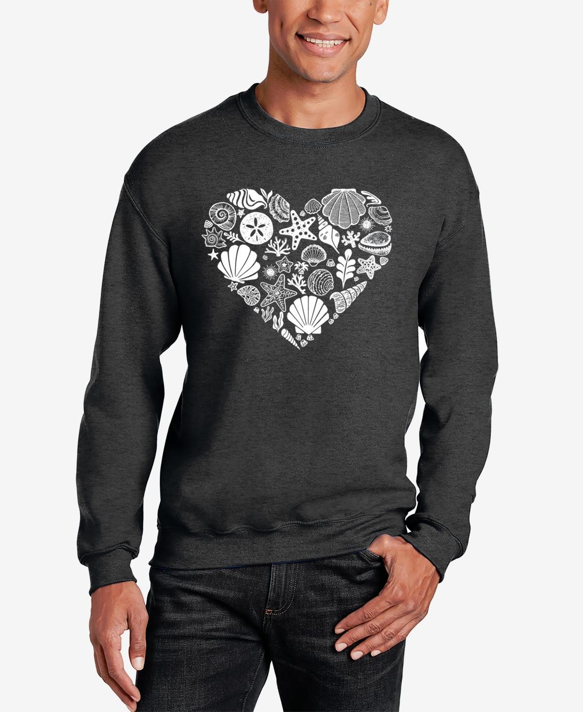 La Pop Art Sea Shells - Mens Word Art Crewneck Sweatshirt Product Image