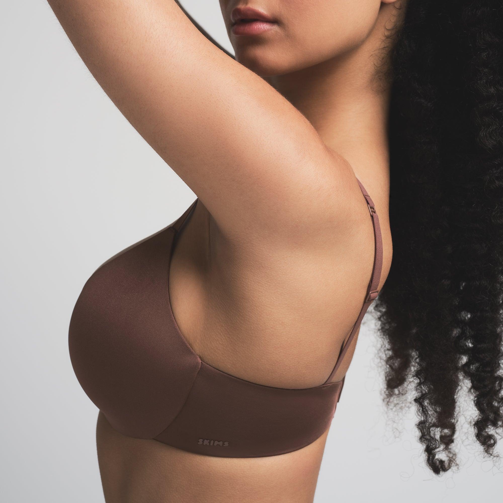 WIRELESS FORM PUSH-UP PLUNGE BRA | GARNET Product Image