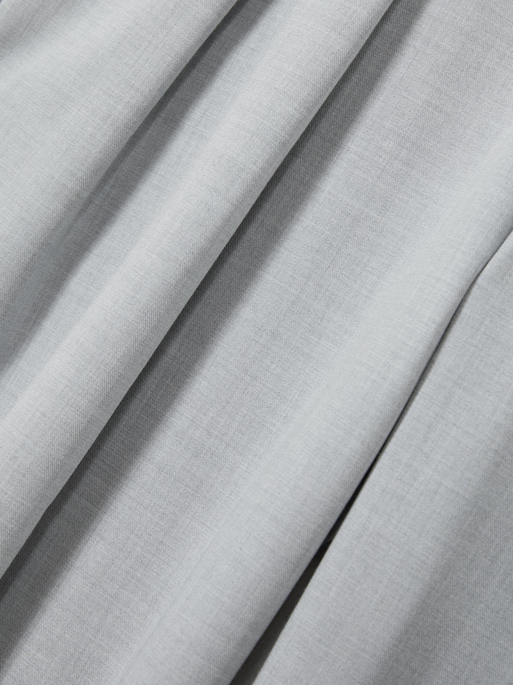 Good American Pleated Sharkskin Suit Trousers in Grey Product Image