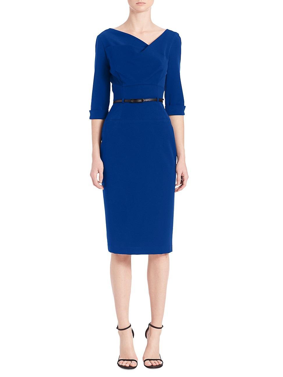 Womens Jackie O Three-Quarter Sleeve Dress Product Image