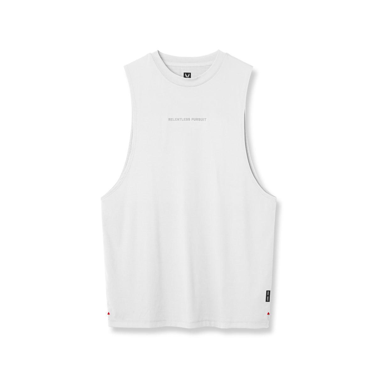 0837. 3D-Lite® 2.0 Lycra® Muscle Tank - White "RP" Product Image