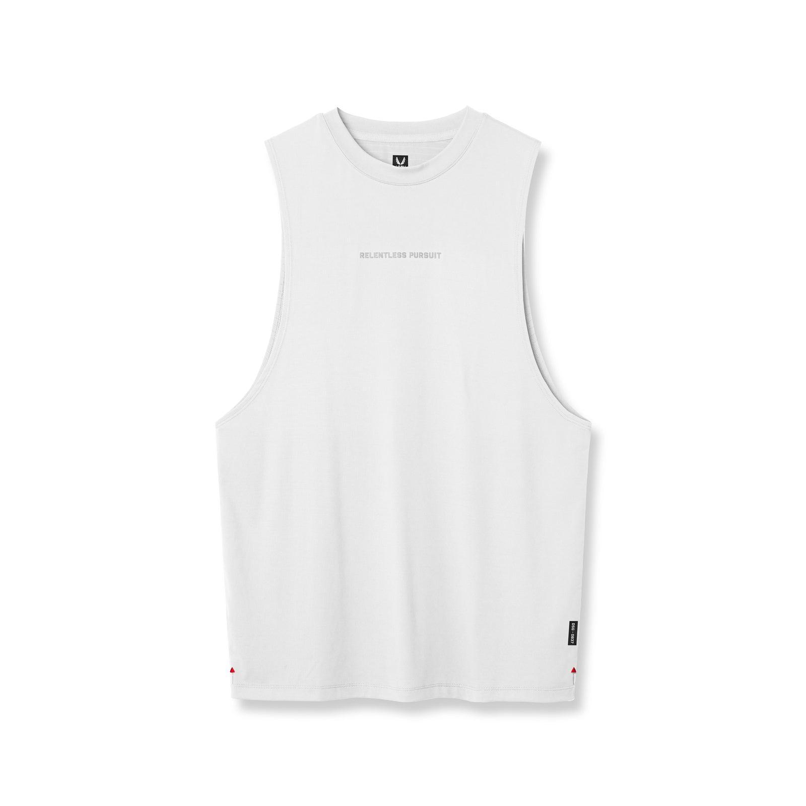 0837. 3D-Lite® 2.0 Lycra® Muscle Tank - White "RP" Product Image