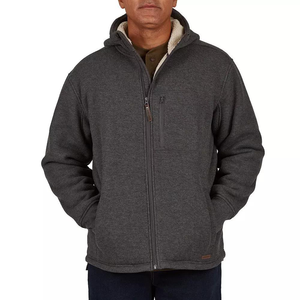 Men's Smith's Workwear Sherpa-Lined Hooded Thermal Shirt Jacket,  Product Image
