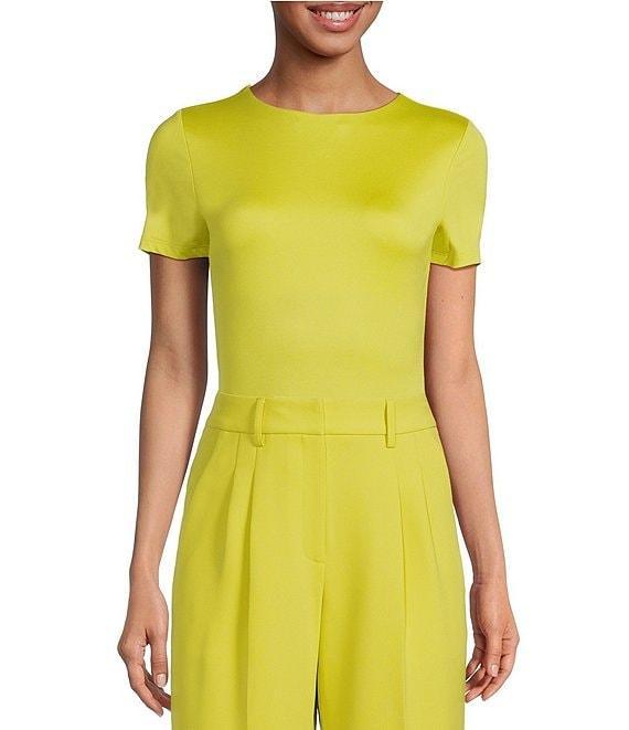 Gianni Bini Layla Short Sleeve Crew Neck Coordinating Bodysuit Product Image