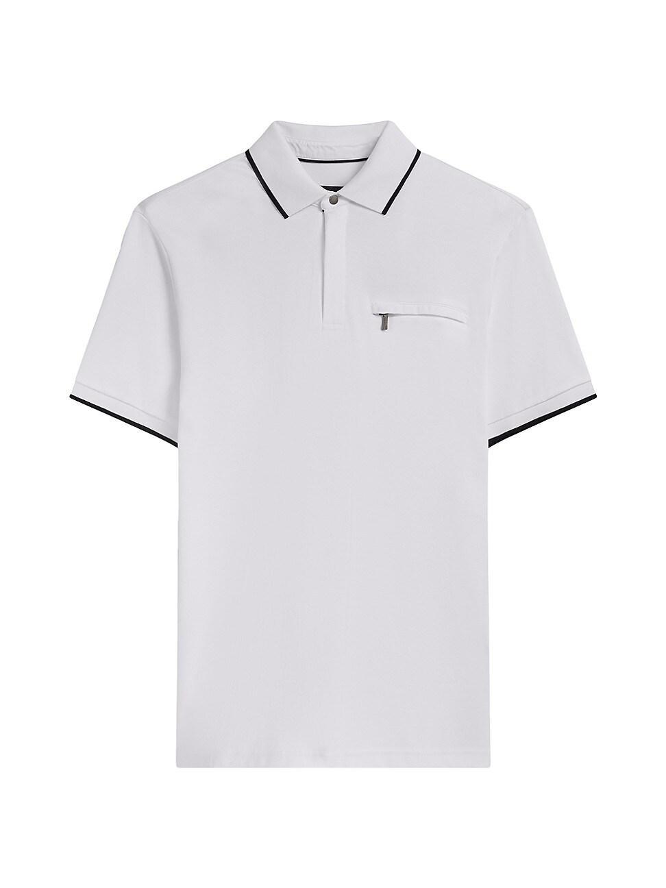 Mens Quarter-Zip Polo Shirt Product Image