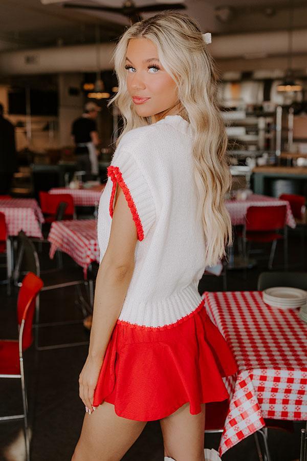 Love At First Sight Knit Sweater Top Product Image