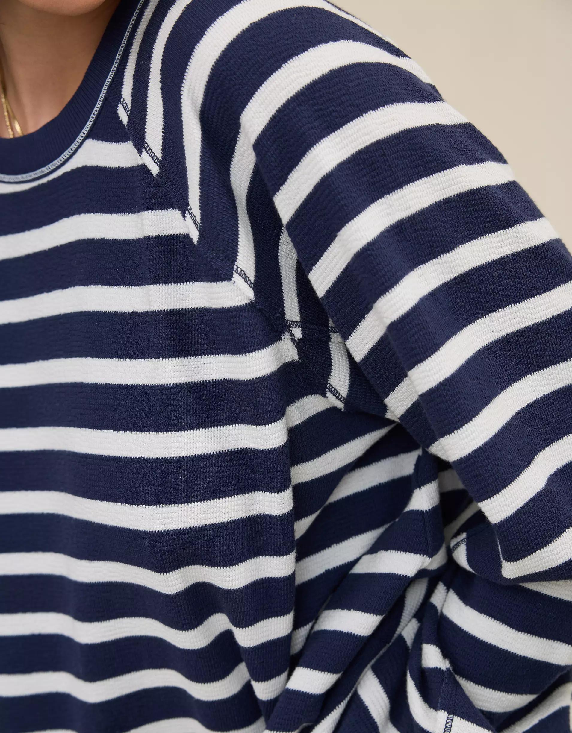 Aerie East West Crew Sweatshirt Product Image