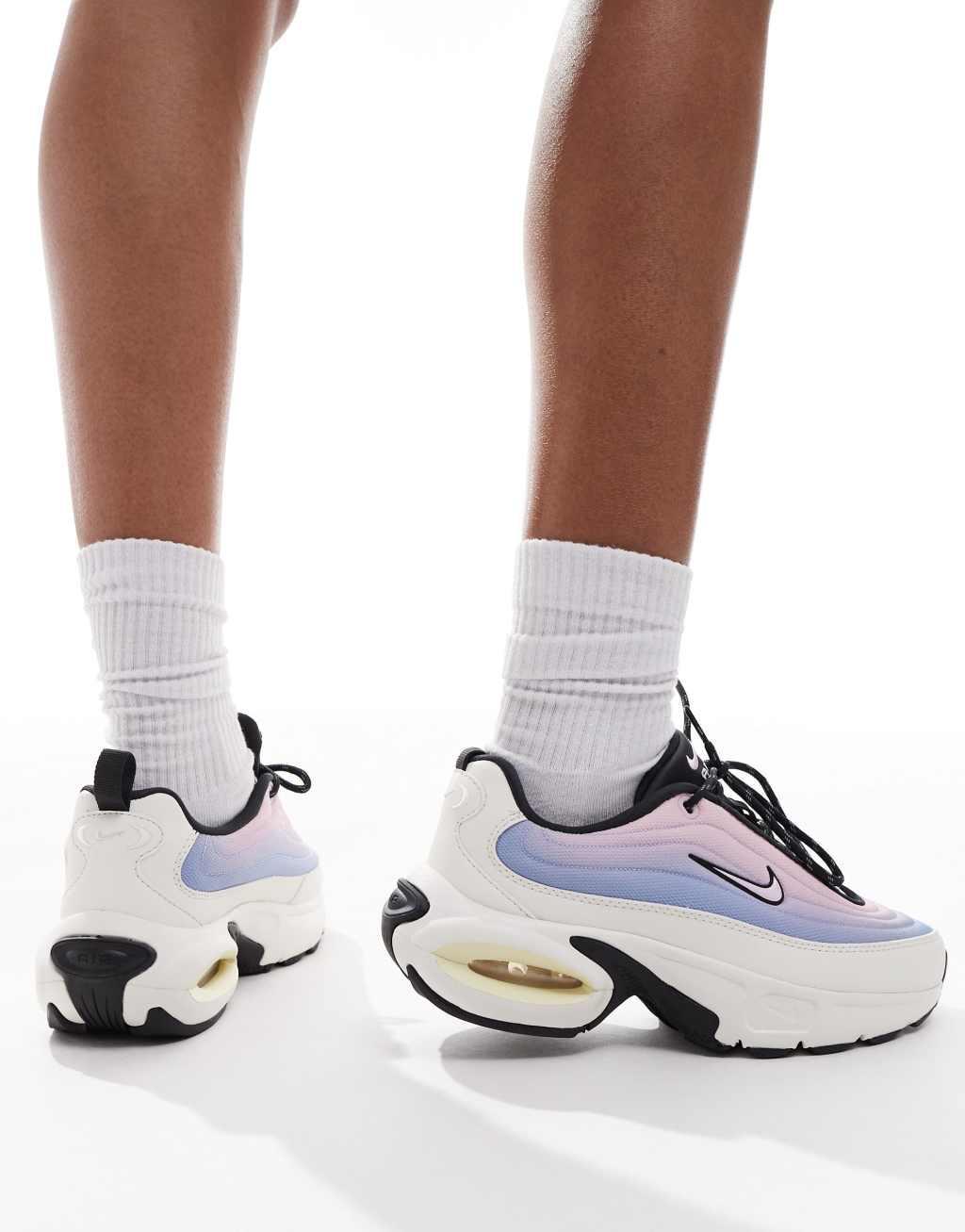 Nike Air Max Portal sneakers in white and pink Product Image