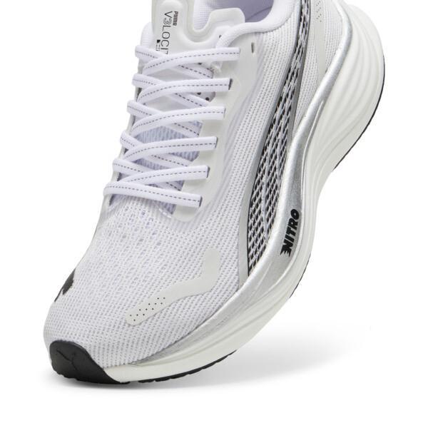 PUMA Velocity NITROâ¢ 3 Women's Running Shoes in White/Silver/Black Product Image