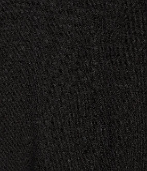 Gibson & Latimer Knit V-Neck Dropped Short Sleeve Shell Shirttail Tee Shirt Product Image