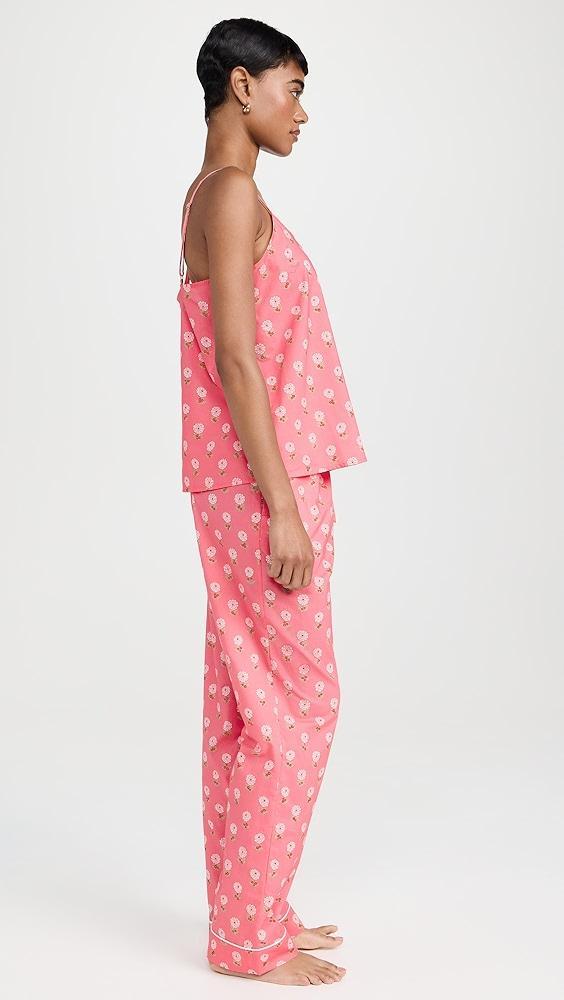 BedHead PJs Cotton Poplin Cami Long PJ Set | Shopbop Product Image