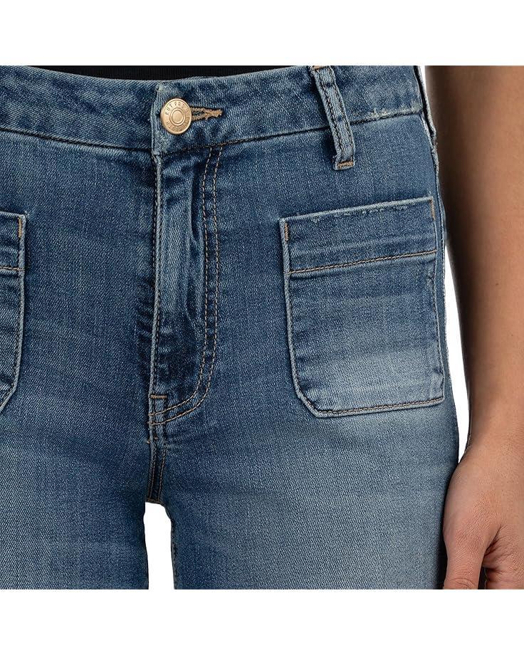 Meg High Rise Wide Leg With Patch Pockets Product Image