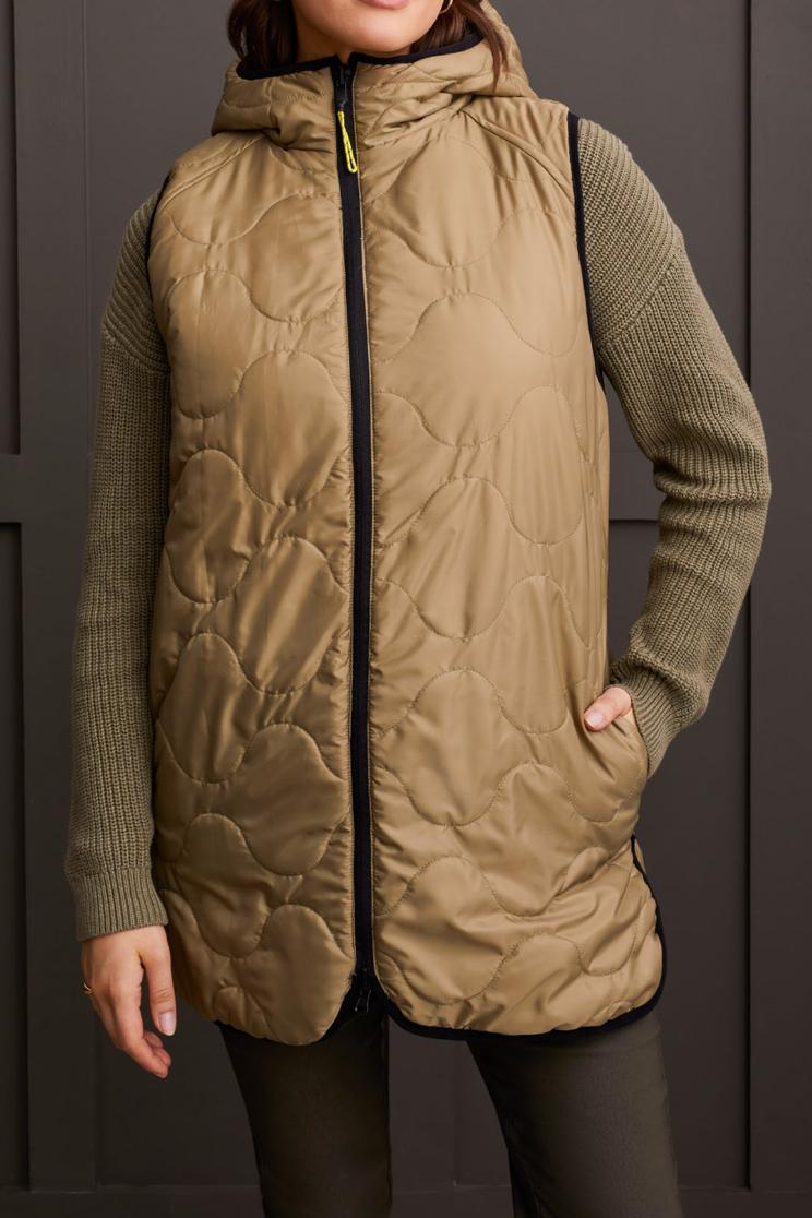 Reversible Hooded Puffer Vest Product Image