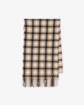 Woolen Plaid Scarf Product Image