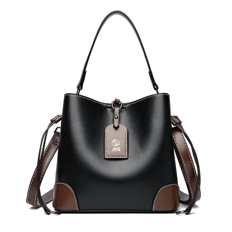 Faux Leather Bucket Bag Product Image