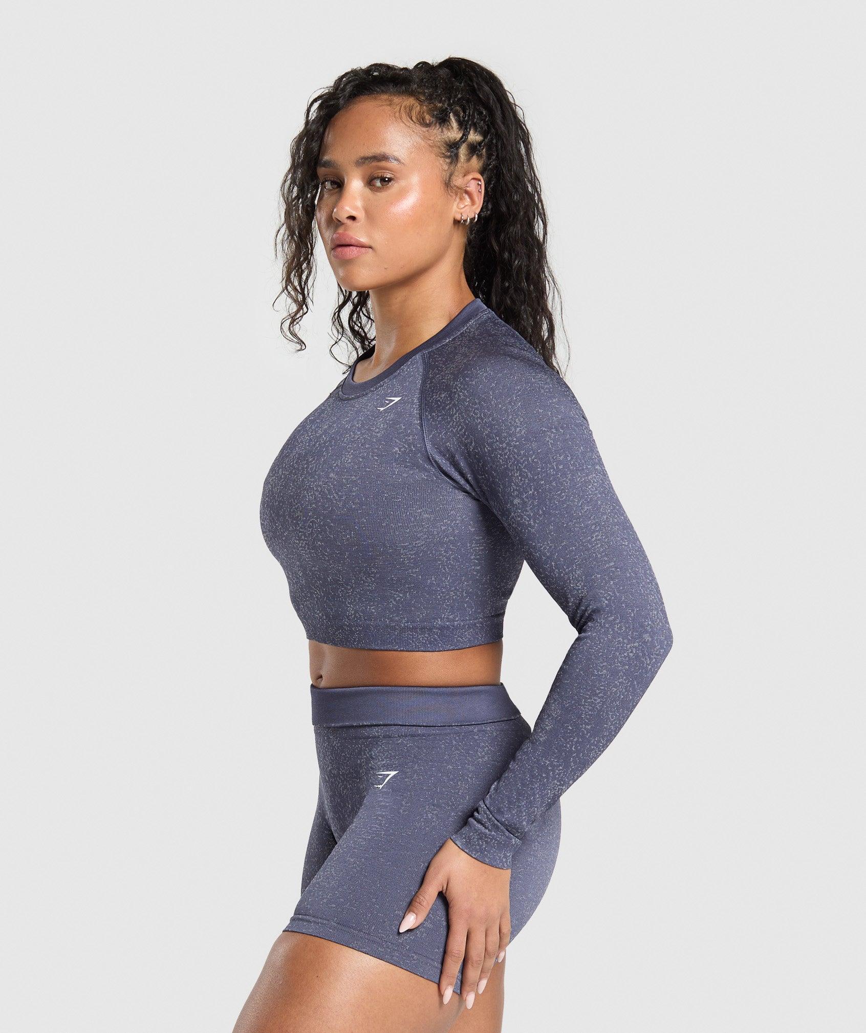 Adapt Fleck Seamless Long Sleeve Crop Top Product Image