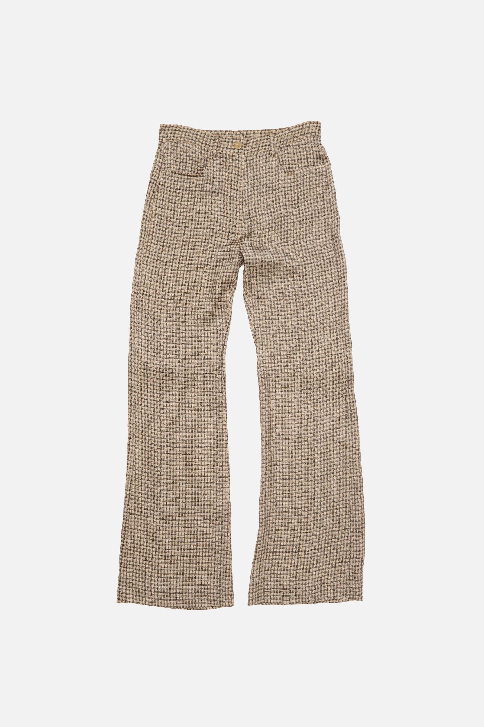Check tailored trousers Product Image